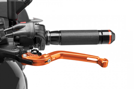 PUIG FOLDABLE CLUTCH LEVER 16'C/ORANGE SELECTOR C/BLACK 33-260TN