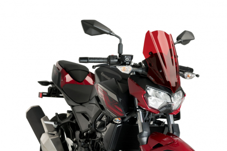 PUIG WIND. NEW GENERATION KAWASAKI Z400 19'' C/RED 33-3548R