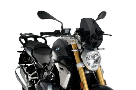 PUIG WINDSHIELD NG SPORT BMW R1250R 19'- + SUPPORTS C/D 33-3624F