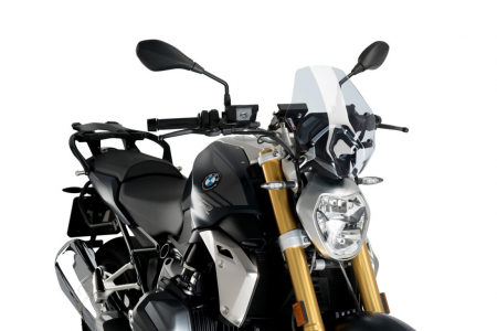 PUIG WINDSHIELD NG SPORT BMW R1250R 19'- + SUPPORTS C/C 33-3624W