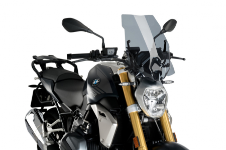 PUIG WINDSHIELD NG TOURING BMW R1250R 19'- + SUPPORTS C 33-3625H