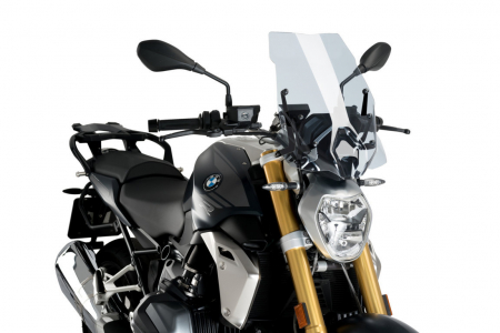 PUIG WINDSHIELD NG TOURING BMW R1250R 19'- + SUPPORTS C 33-3625W
