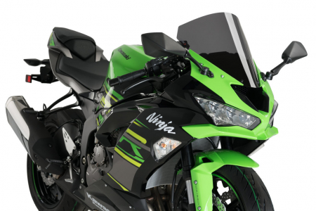 PUIG R-RACER SCREEN KAWASAKI ZX-6R 19' C/DARK SMOKE 33-3629F