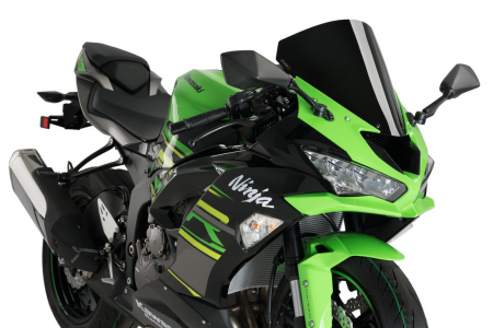 PUIG R-RACER SCREEN KAWASAKI ZX-6R 19' C/BLACK 33-3629N