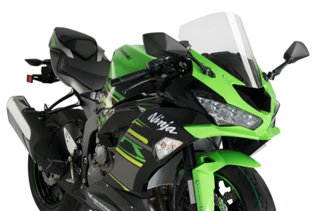 PUIG R-RACER SCREEN KAWASAKI ZX-6R 19' C/CLEAR 33-3629W