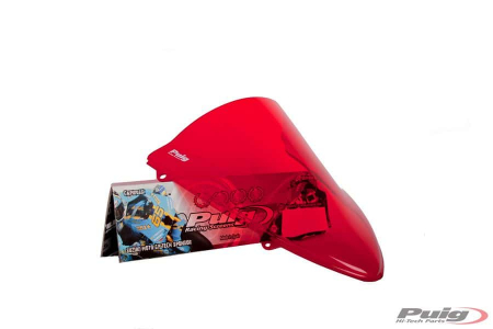 PUIG RACING SCREEN KAWASAKI NINJA 250R 08-12 C/RED 33-4626R