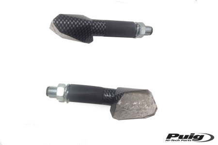 PUIG TURN LIGHT MOD. RUBI LARGE C/CARBON 33-4919C