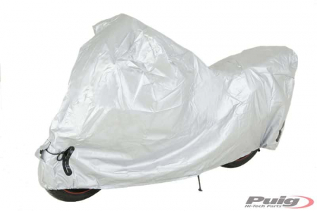 PUIG MOTORBIKE COVER S-L C/SILVER 33-5560P