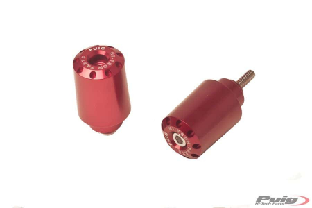 PUIG BAR ENDS ALUMINIUM HONDA C/RED 33-5619R