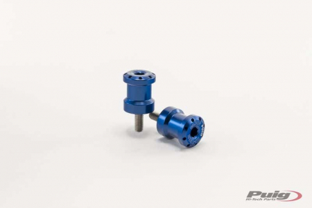PUIG SPOOLS BY PAIR HI-TECH PARTS DIAM.6MM C/BLUE 33-5922A