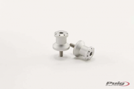 PUIG SPOOLS BY PAIR HI-TECH PARTS DIAM.6MM C/SILVER 33-5922P