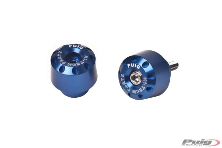 PUIG SHORT BAR ENDS ALUMINIUM KAWASAKI C/BLUE 33-6186A