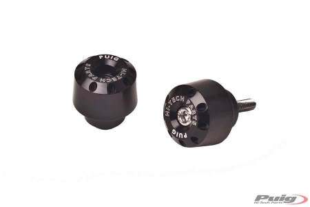 PUIG SHORT BAR ENDS ALUMINIUM KAWASAKI C/BLACK 33-6186N