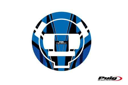 PUIG FUEL CAP COVER RADICAL BMW C/BLUE 33-6300A