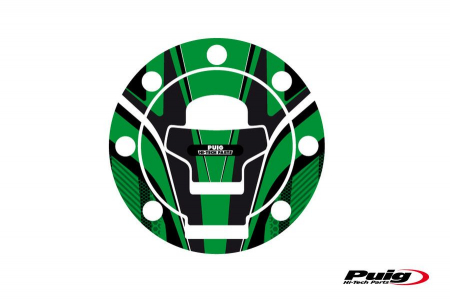 PUIG FUEL CAP COVER RADICAL SUZUKI 96-02 C/GREEN 33-6316V