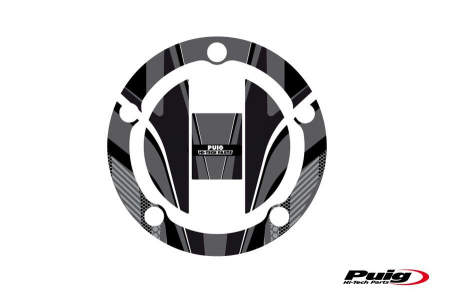 PUIG FUEL CAP COVER RADICAL SUZUKI C/GRAY 33-6318U