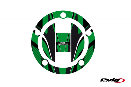 PUIG FUEL CAP COVER RADICAL SUZUKI C/GREEN 33-6318V