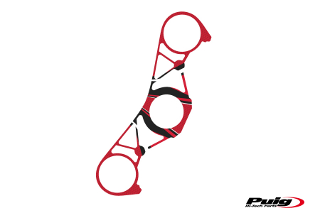 PUIG YOKE PROTECTOR YAMAHA R1 09-11 C/RED 33-6908R