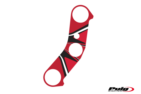 PUIG YOKE PROTECTOR YAMAHA R6 06-16' C/RED 33-6929R