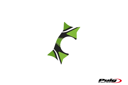 PUIG YOKE PROTECTOR KAWASAKI ZZR1400 06-15 C/GREEN 33-6943V