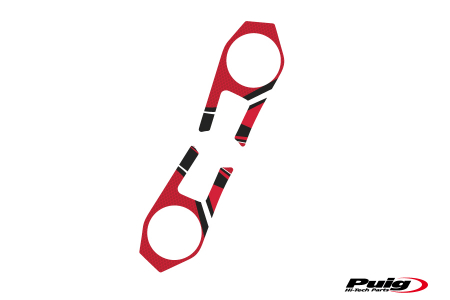 PUIG YOKE PROTECTOR KAWASAKI ZX6R 09-16 C/RED 33-6948R