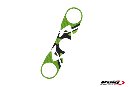 PUIG YOKE PROTECTOR KAWASAKI ZX6R 05-06 C/GREEN 33-6951V