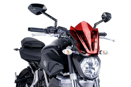 PUIG WINDSHIELD NEW GEN SPORT YAMAHA MT07 14'-17' C/RED 33-7015R