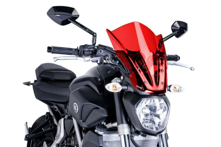 PUIG SCREEN NEW GEN TOURING YAMAHA MT07 14'-17' C/RED 33-7016R