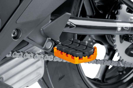PUIG FOOTPEGS HI-TECH ENDURO RIG/LEFT C/GOLD 33-7587O