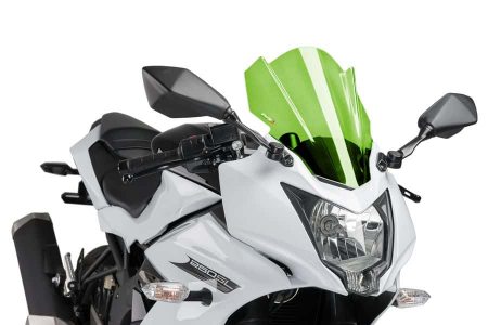 PUIG RACING SCREEN KAWASAKI NINJA 250SL 15'-17' C/GREEN 33-7630V