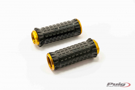 PUIG FOOTPEGS R-FIGHTER S PILOTO RIG/LEFT C/GOLD 33-9193O