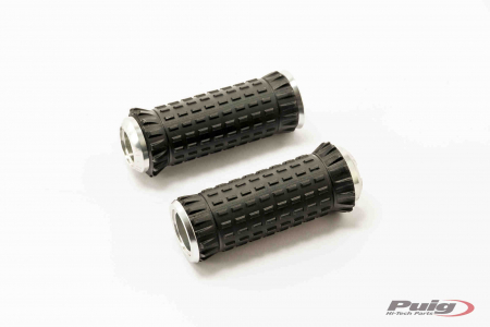 PUIG FOOTPEGS R-FIGHTER S PILOTO RIG/LEFT C/SILVER 33-9193P