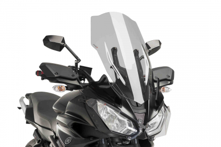 PUIG FRONT SPOILERS YAMAHA MT-07 TRACER 16-17'' SMOKE 33-9226F