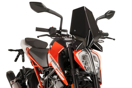 PUIG WINDS. NEW GENERATION KTM 125/390 DUKE 17-23' C/BLACK 33-9514N