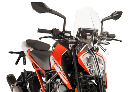 PUIG WINDS. NEW GENERATION KTM 125/390 DUKE 17-23' C/CLEAR 33-9514W