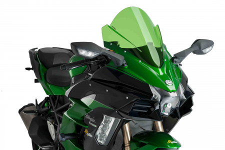 PUIG RACING SCREEN KAWASAKI NINJA H2 SX 18' C/GREEN 33-9704V