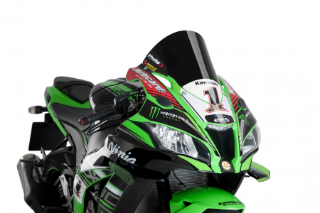 PUIG RACING SCREEN KAWASAKI ZX-10R/RR 16'-18' C/BLACK 33-9849N