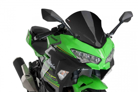 PUIG RACING SCREEN KAWASAKI NINJA 400 18' C/CARBON LOOK 33-9976C