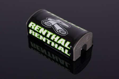 RENTHAL TEAM FATBAR PEHMUSTE MUSTA/VIHREÄ/VALKOINEN 455-P318