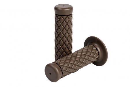 HANDGRIPS, CAFE STYLE, BROWN  FOR Ø 25 MM (1&quot;) 561-45-1204