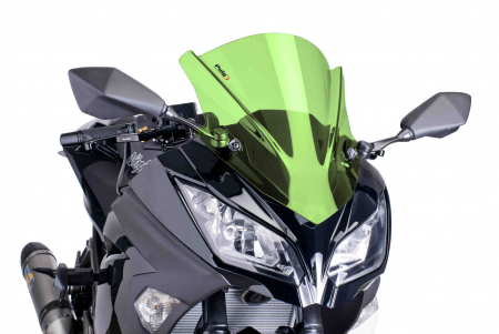 PUIG RACING SCREEN KAWASAKI NINJA 300 13-15'' C/GREEN 33-6463V