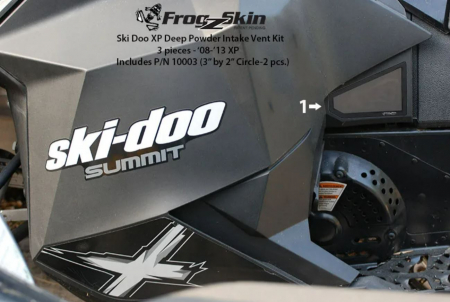 FROGZSKIN SKI-DOO XP 800R CARB INTAKE VENT KIT 2008-18 (3PC) 823-183-114