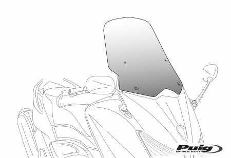 PUIG WINDSHIELD V-TECHLINE KYMCO X-CITING S 400 19' C/A 33-3757F