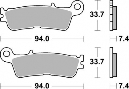 SBS JARRUPALAT RACING SINTERED 23-965RSI