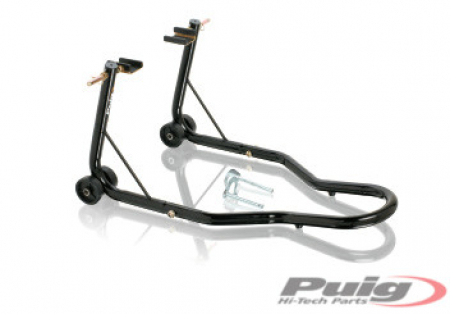 PUIG STAND PADOOCK SUPPORT REAR WHIT HOOKS C/BLACK 33-4322N