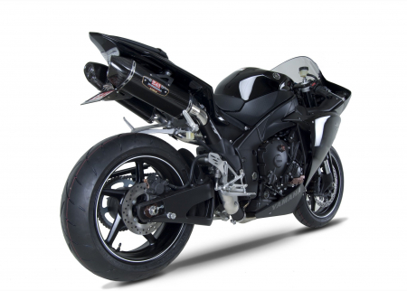 YOSHIMURA SLIP-ON YAMAHA YZF-R1 2009-14 STREET TRC-D SO SS-CF-CF DUAL 31-1314212