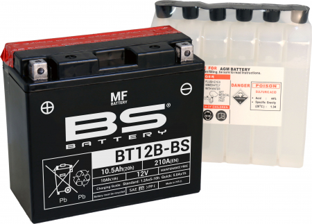 BS BATTERY  BT12B-BS MF (CP) MAINTENANCE FREE 140-300628