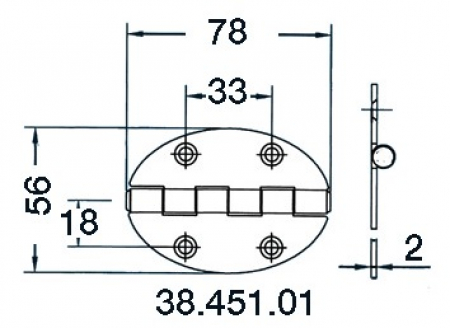 SARANA 78X56MM 2MM M38-451-01