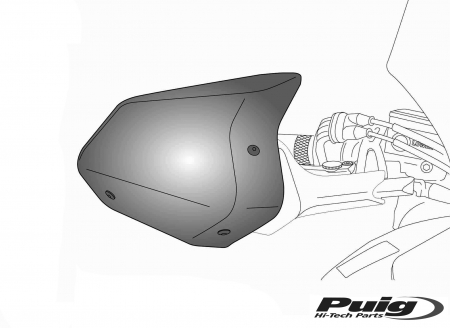 PUIG EXTENSION HAND GUARDS HONDA CRF1000L AFRICA TW C/S 33-3824H