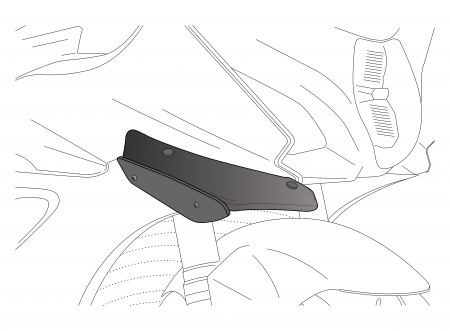 PUIG SPARES DEFLECTORS DOWNFORCE SPOILERS C/ORANGE 33-3692T